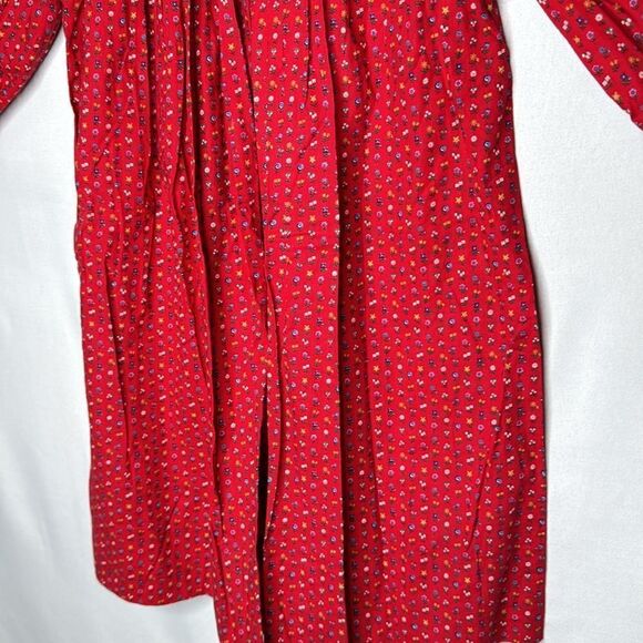 The Smockery Vintage Red Girls Dress. Size 6. - Picture 3 of 9